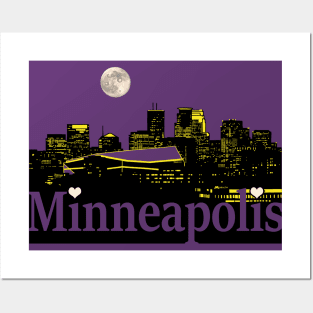 Minneapolis skyline Posters and Art